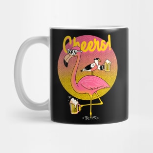 Flamingo Summer Wave Mug